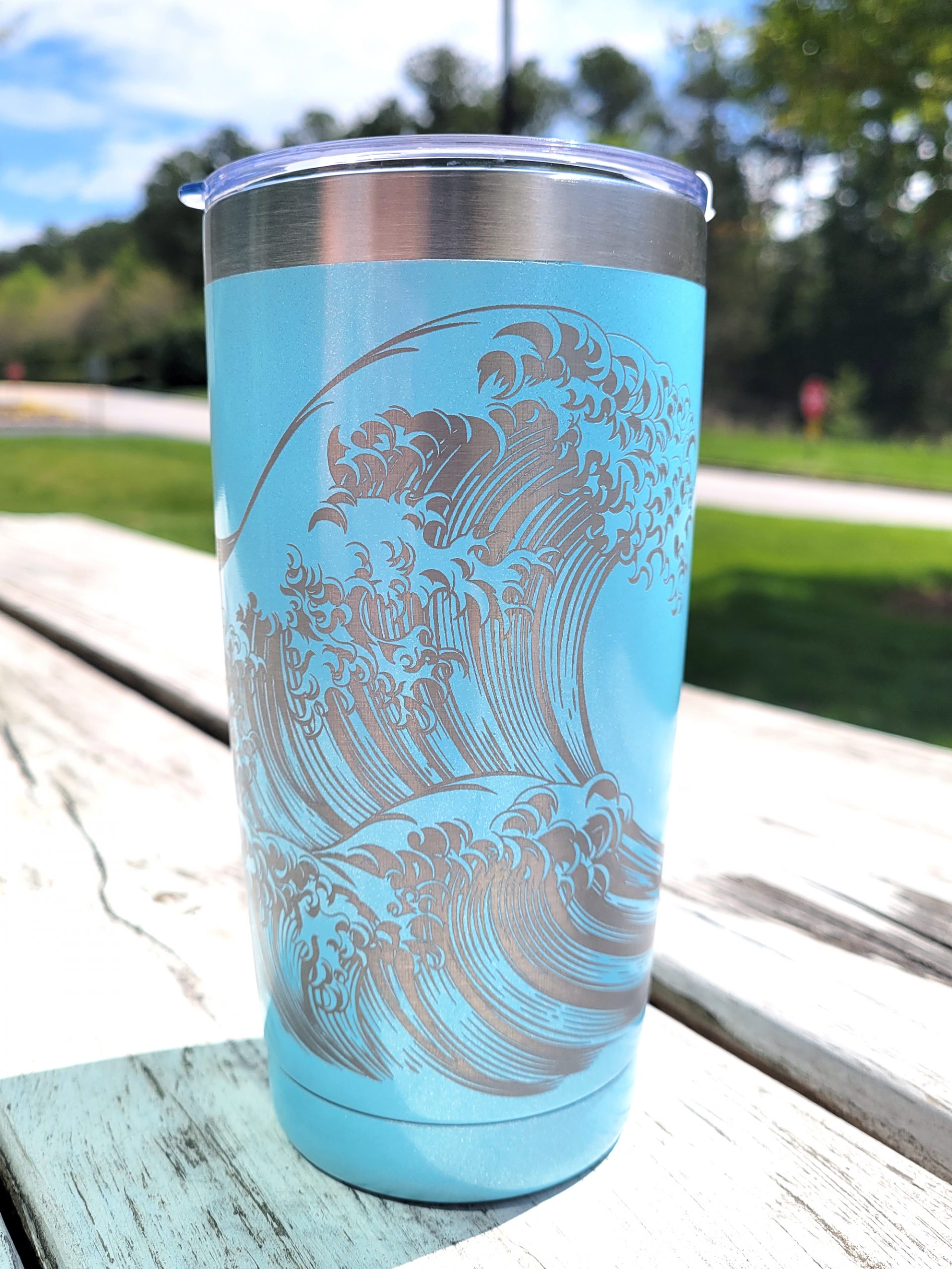 Mermaid At Heart – Engraved Stainless Steel Tumbler, Yeti Style