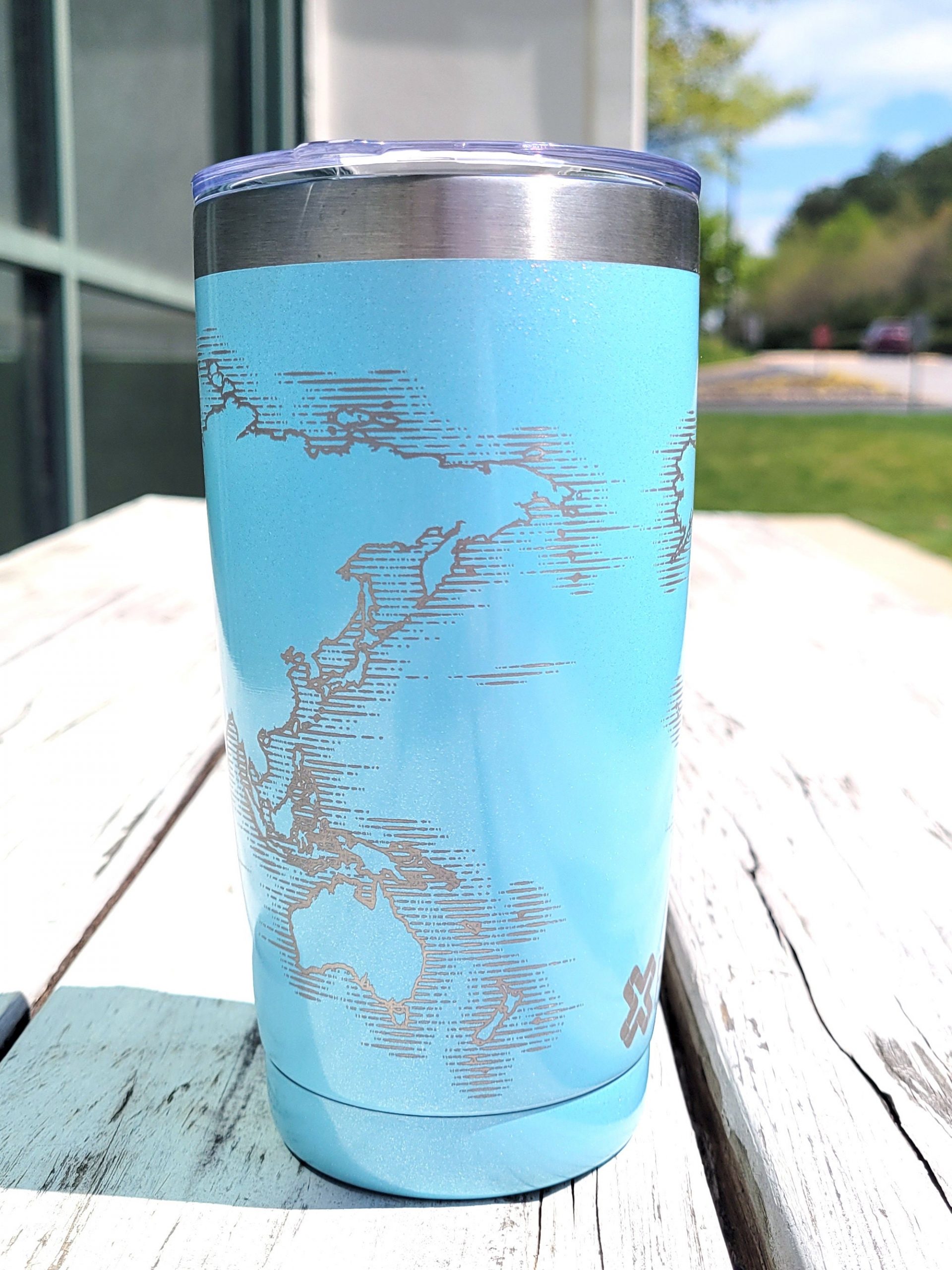 Grandma Custom Engraved Tumbler with straw & lid- 20oz Stainless Steel  Travel Mug, Hot/Cold Drinks - Personalized Gift